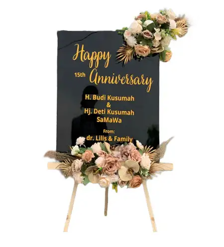 Papan Bunga Akrilik Sikunang