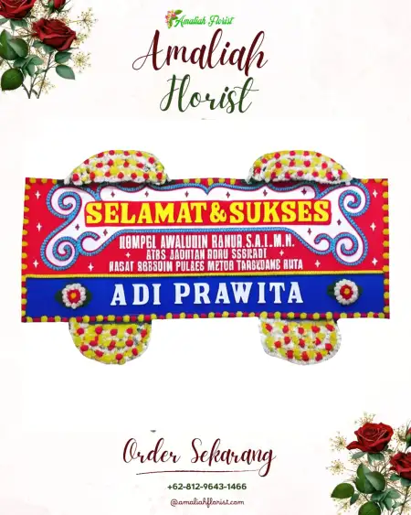 Papan Bunga Ucapan Selamat Sikunang
